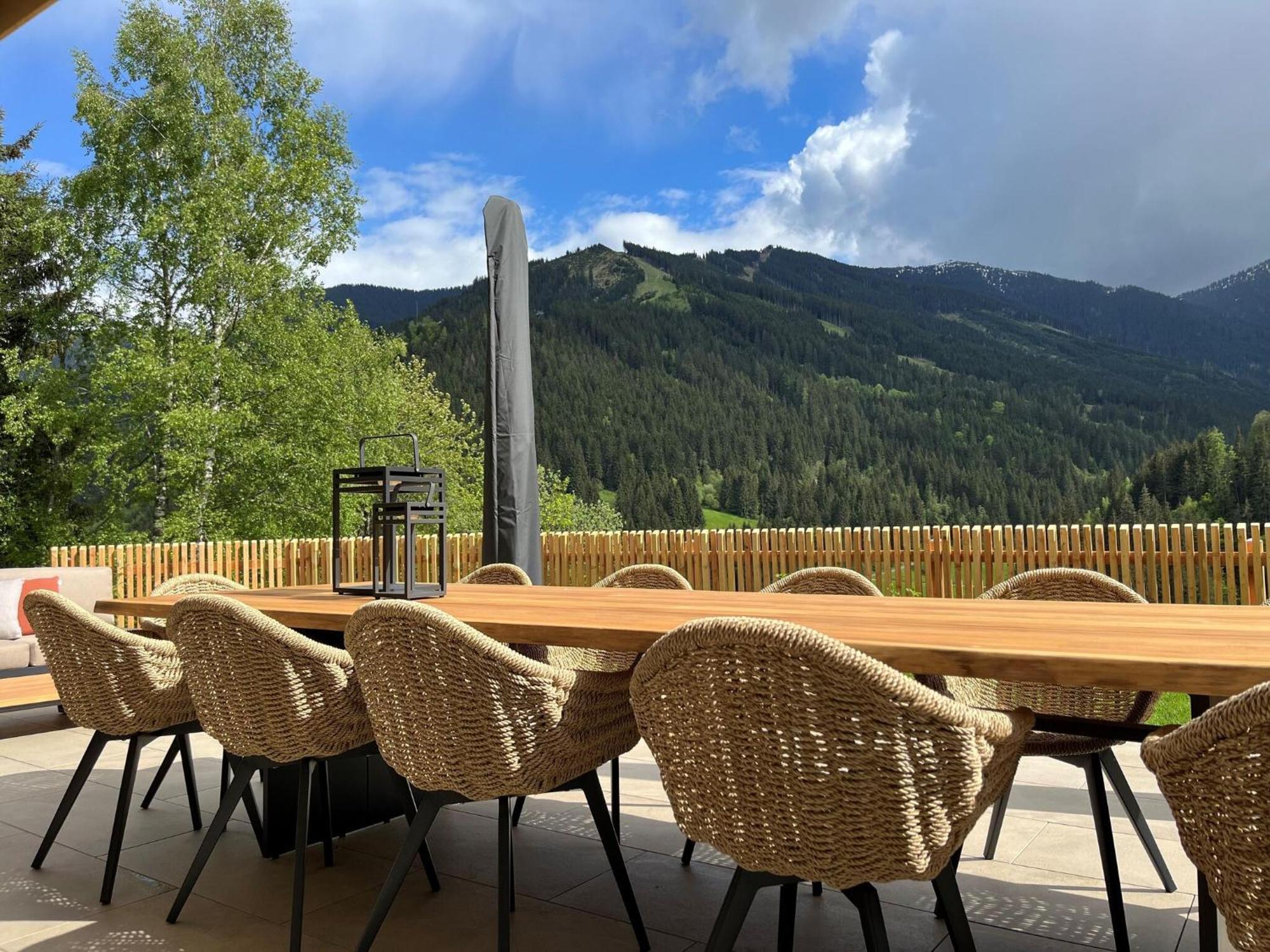 Chalet Huski Viehhofen 萨尔巴赫 外观 照片
