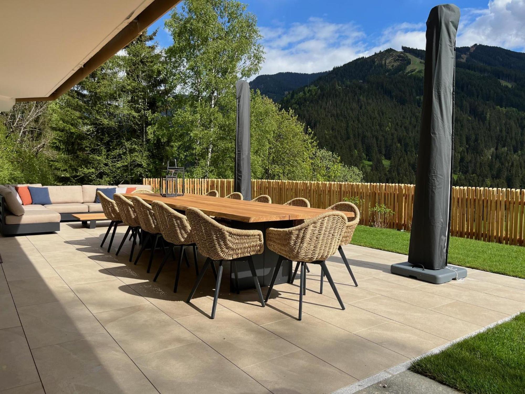 Chalet Huski Viehhofen 萨尔巴赫 外观 照片